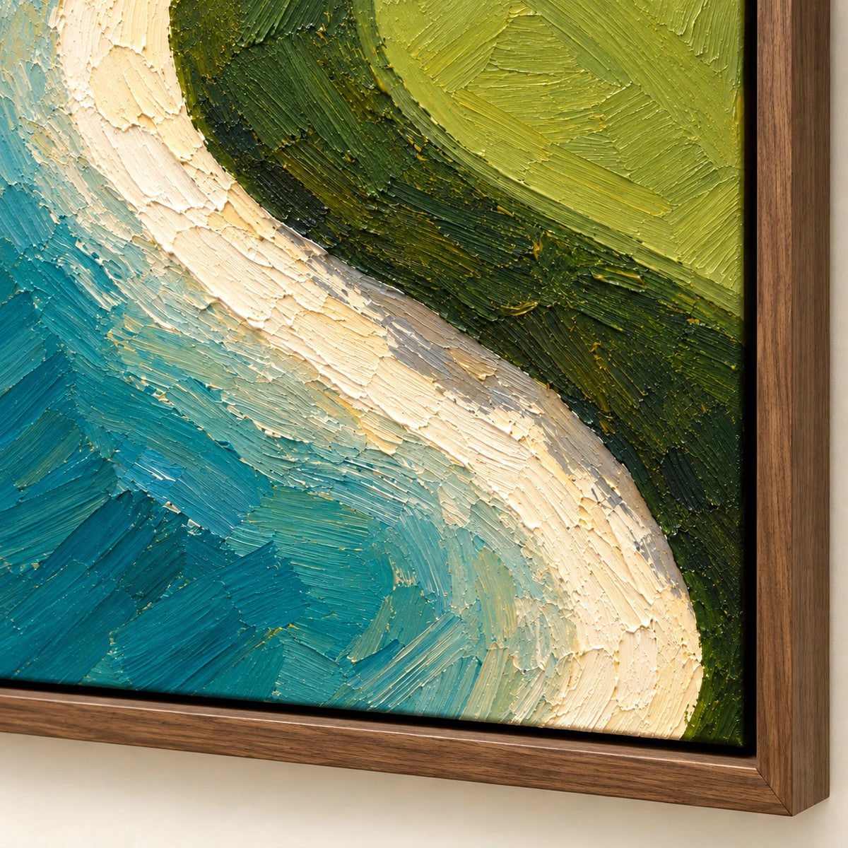 Hand-Painted Artwork | Tidal Gree [noon:detail:frame]