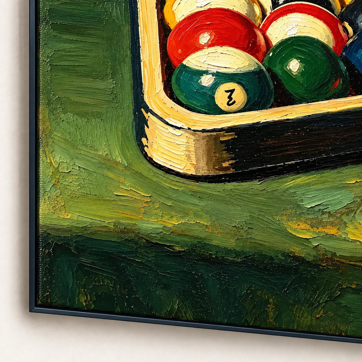 billiards after dark, frame detail