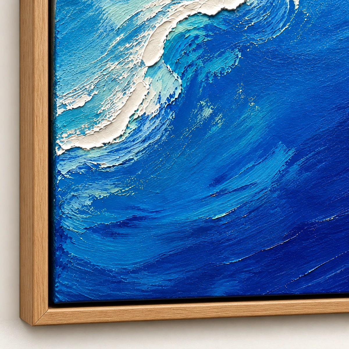 Hand-Painted Artwork | Surfline in Blue [noon:detail:frame]