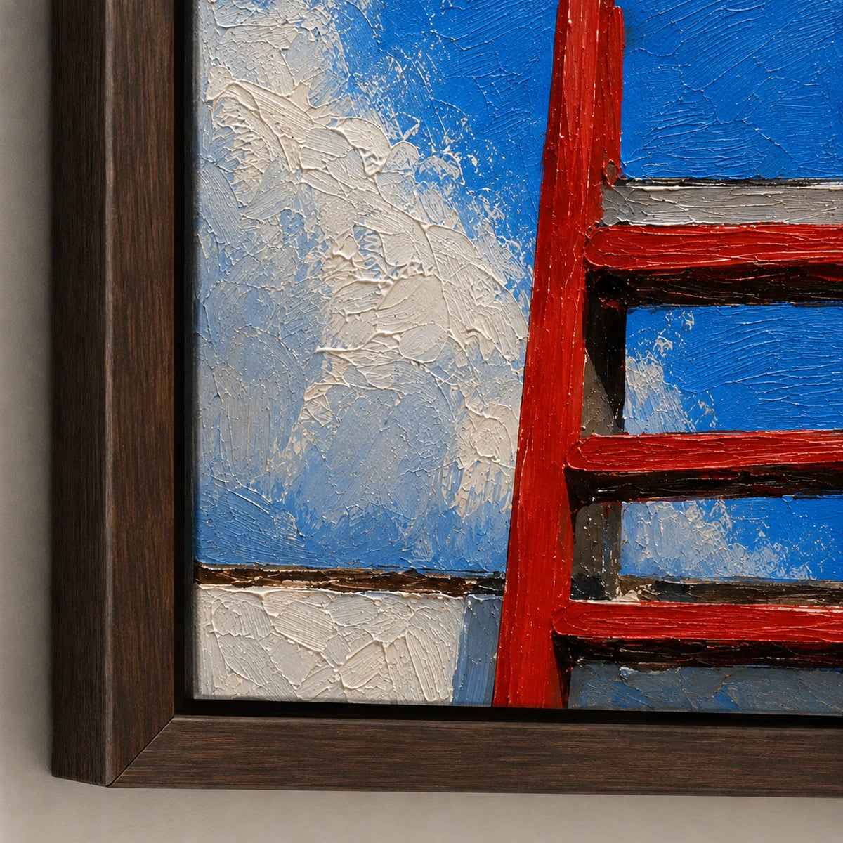 Hand-Painted Artwork | Follow the Open Sky [noon:detail:frame]