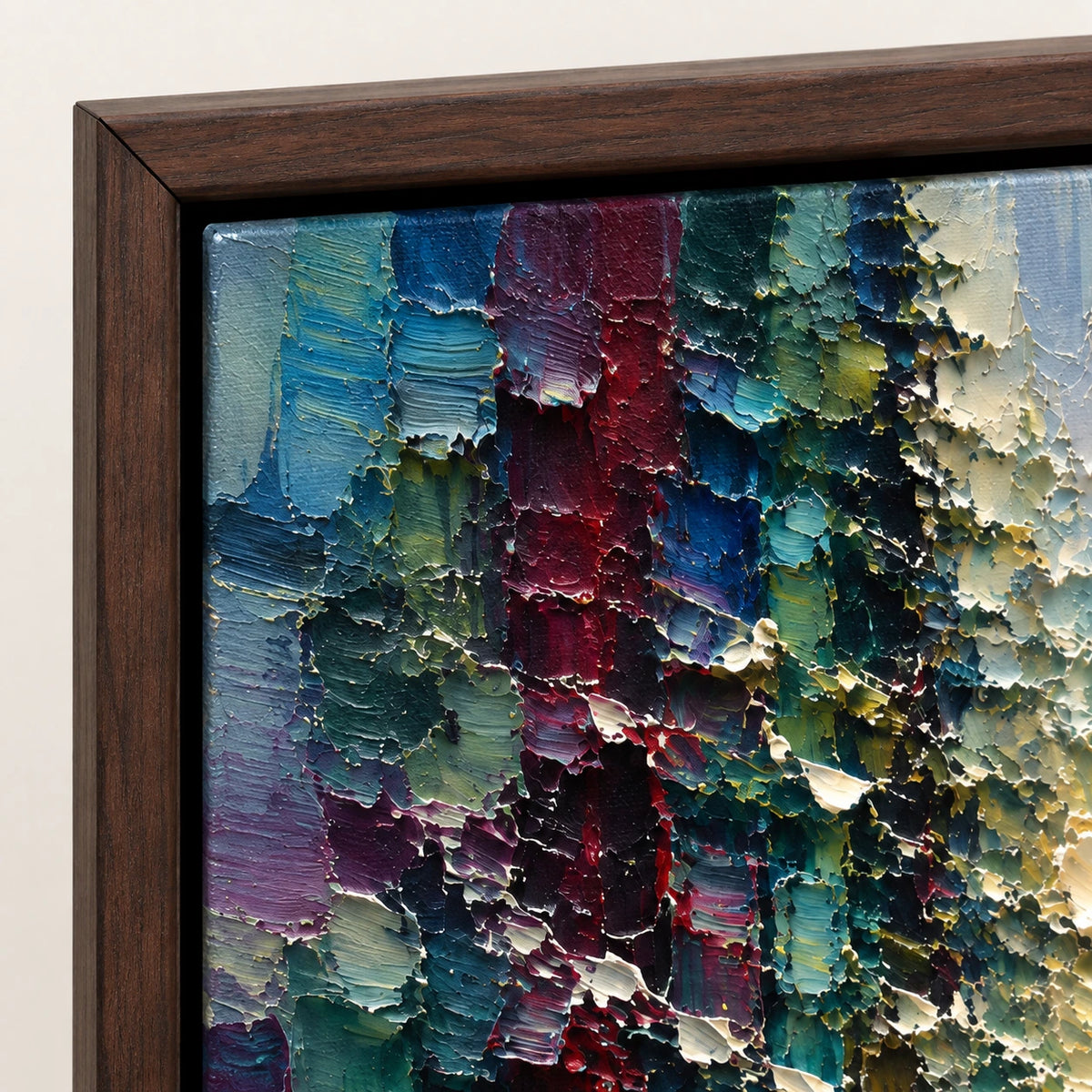 powder run, frame detail