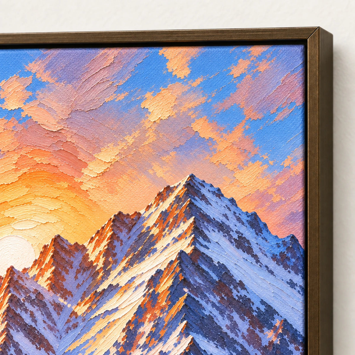 dawn reflected in alpine stillness, frame detail