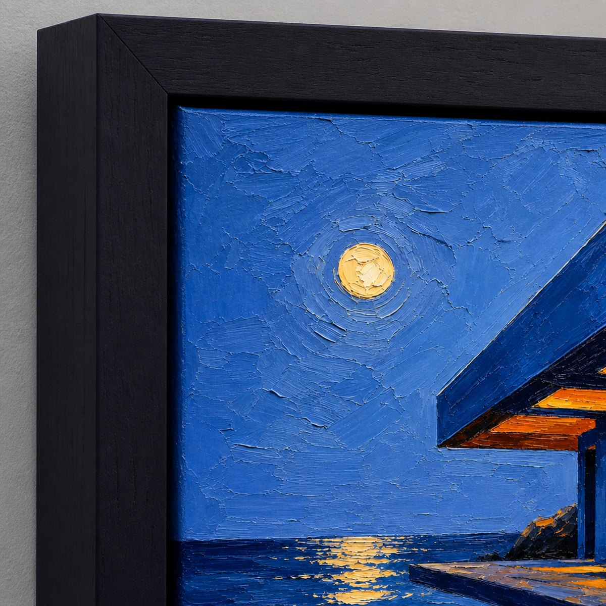 moonlit coastal hideaway, frame detail