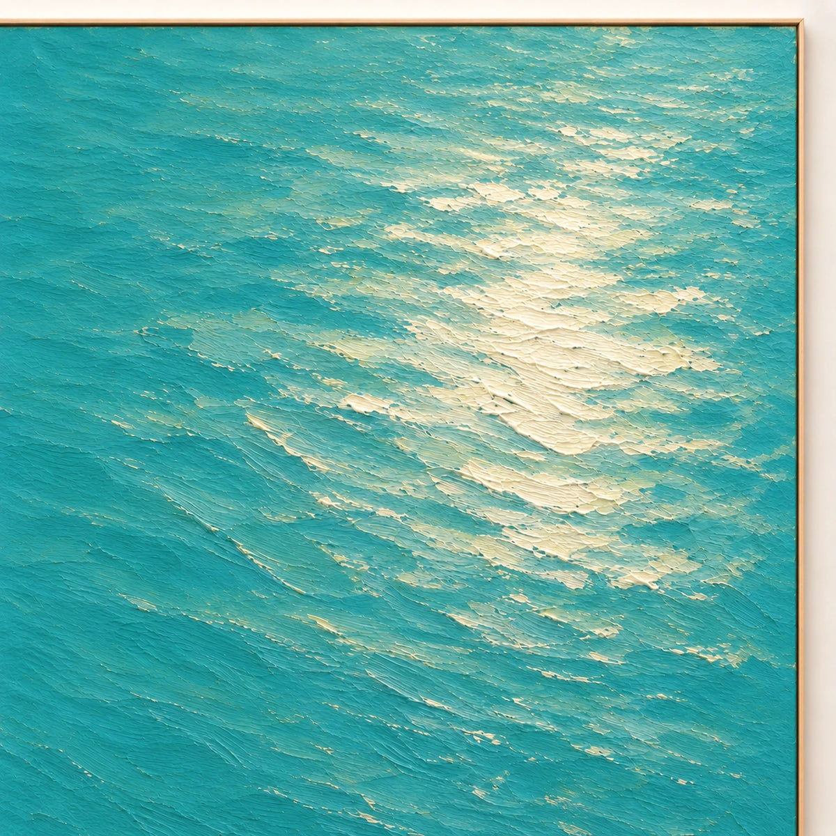 into open water, frame detail
