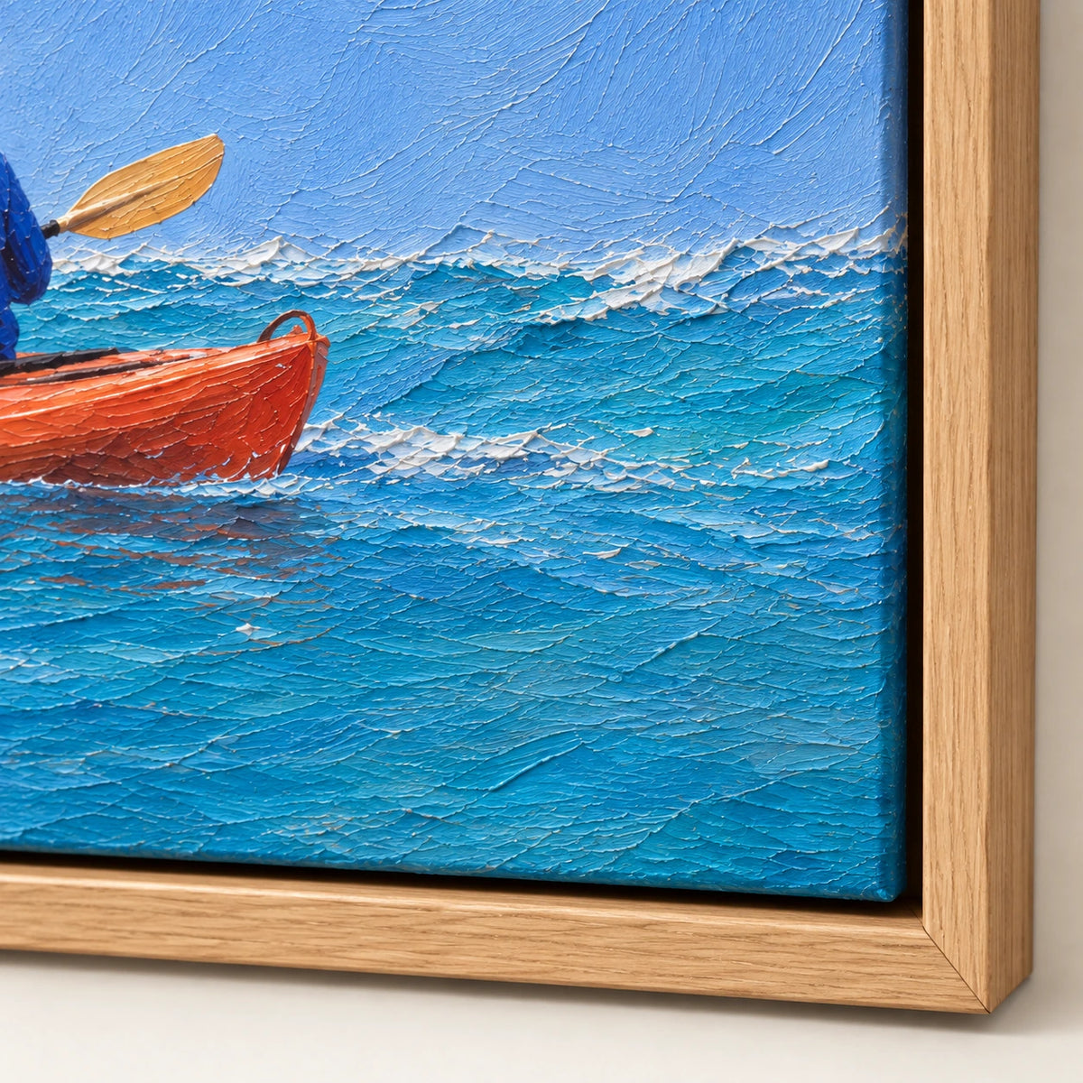coastal kayak, frame detail