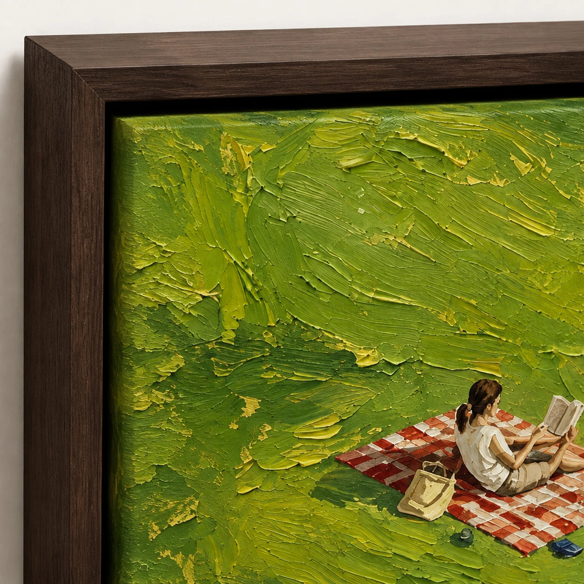 Hand-Painted Artwork | Meadow Picnics [noon:detail:frame]