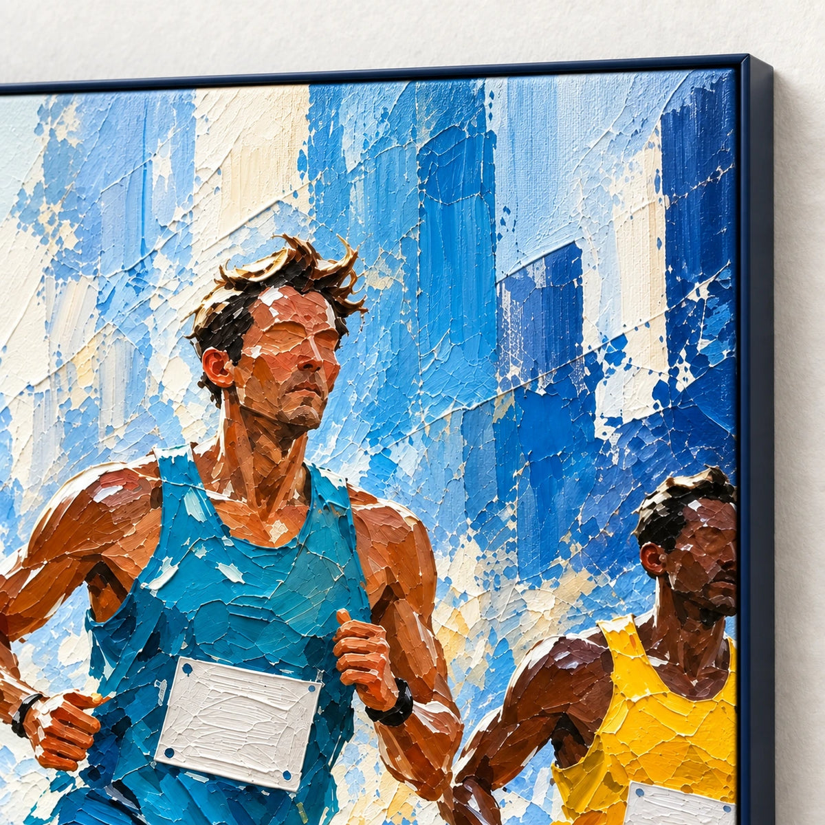 city run, frame detail