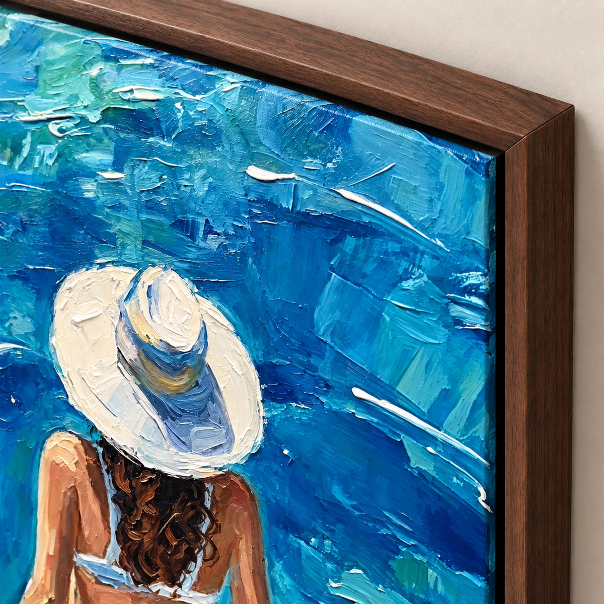Hand-Painted Artwork | After the Wave [noon:detail:frame]