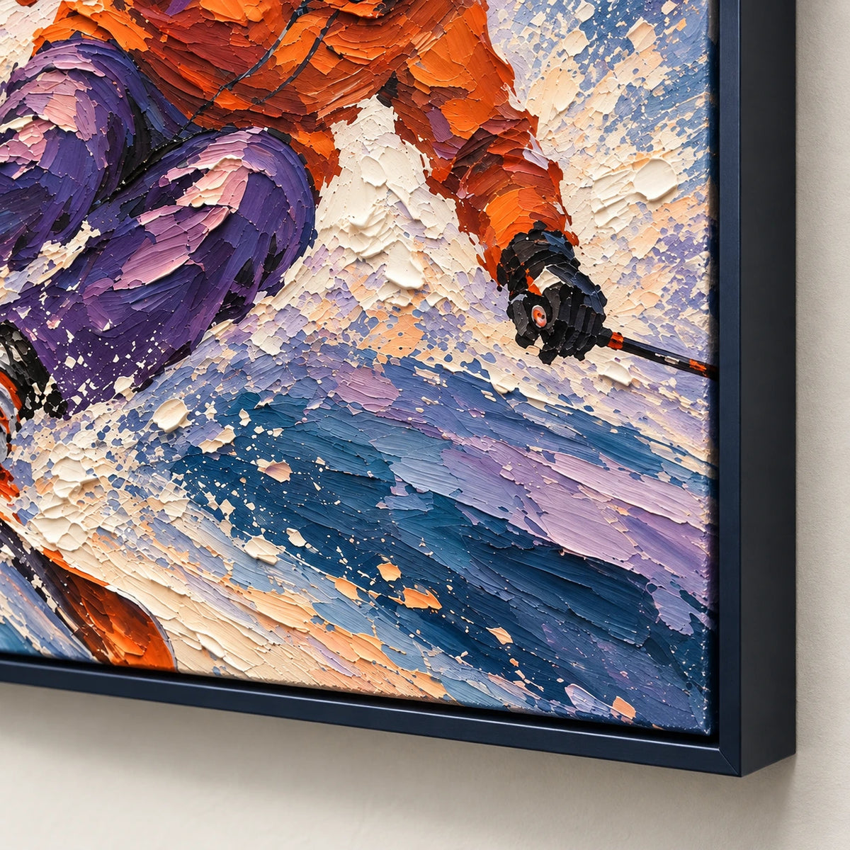 Hand-Painted Artwork | Powder Rush [noon:detail:frame]