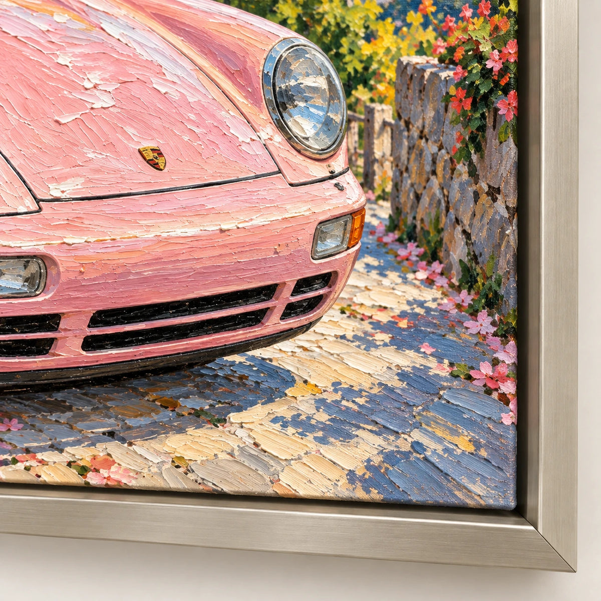 Hand-Painted Artwork | Cherry Blossom Coast Drive [noon:detail:frame]