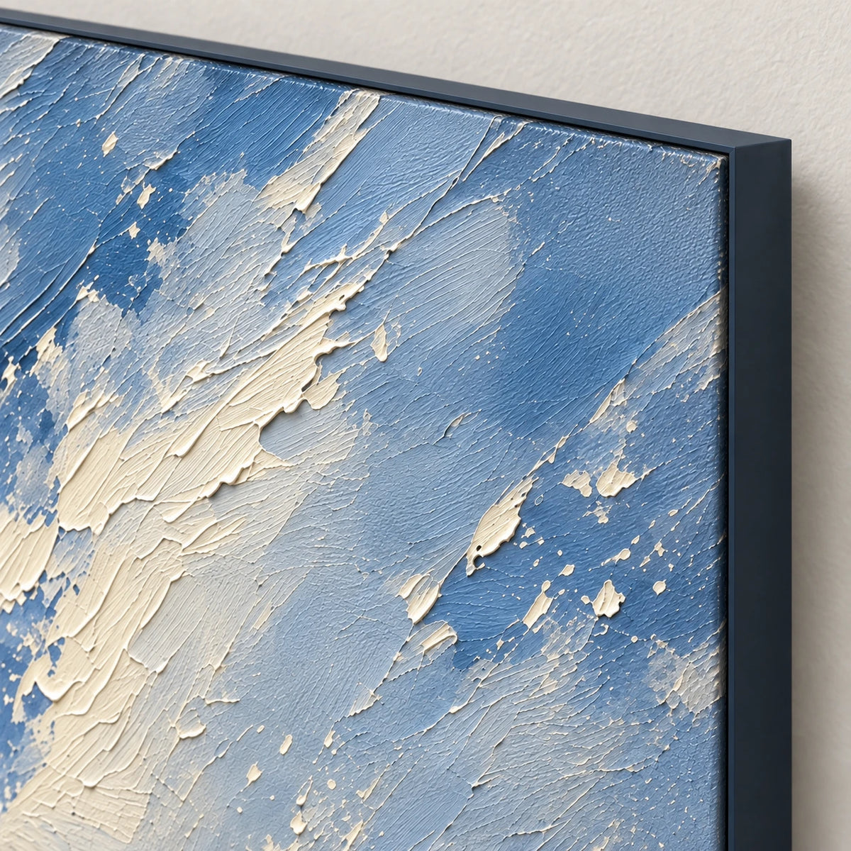 downhill in blue, frame detail