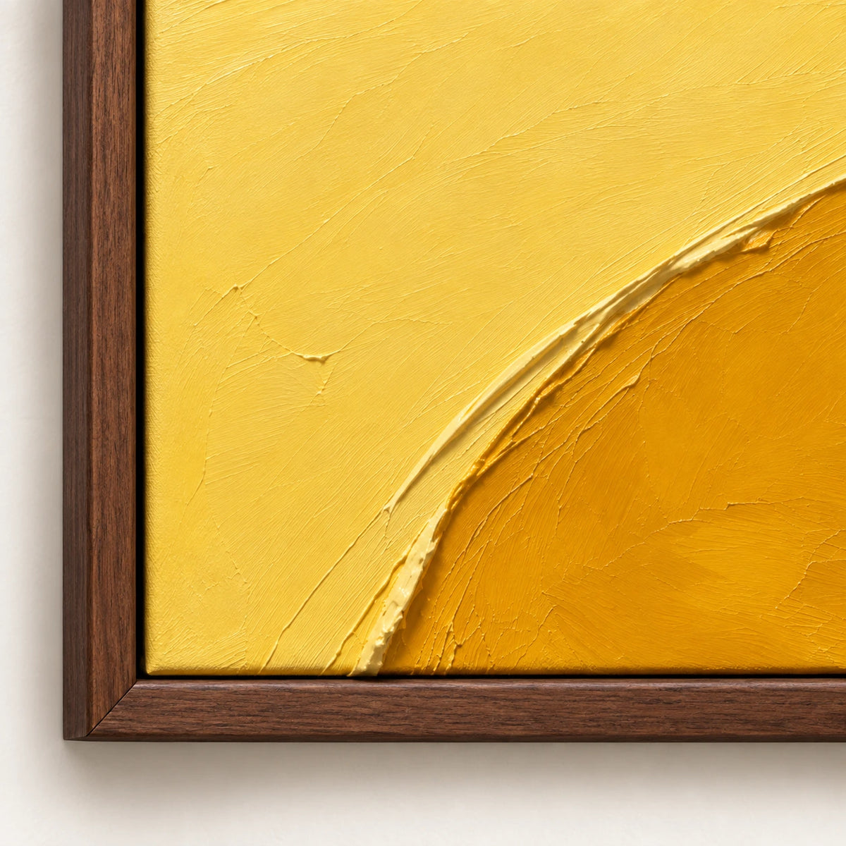 Hand-Painted Artwork | Golden Tidal Path [noon:detail:frame]