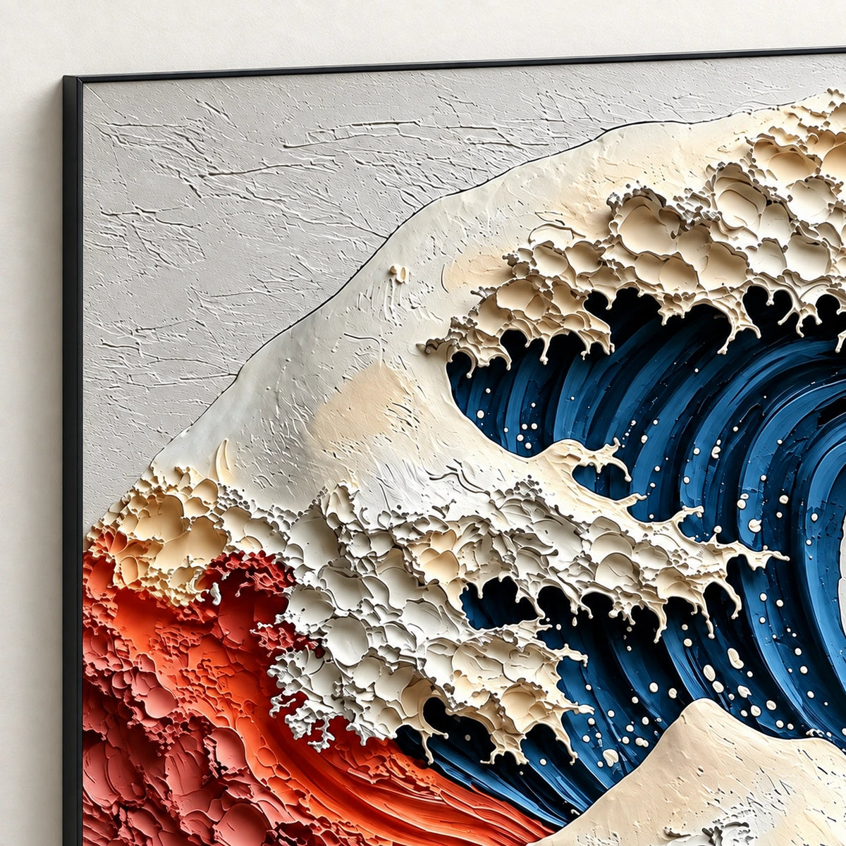 crimson crest, frame detail