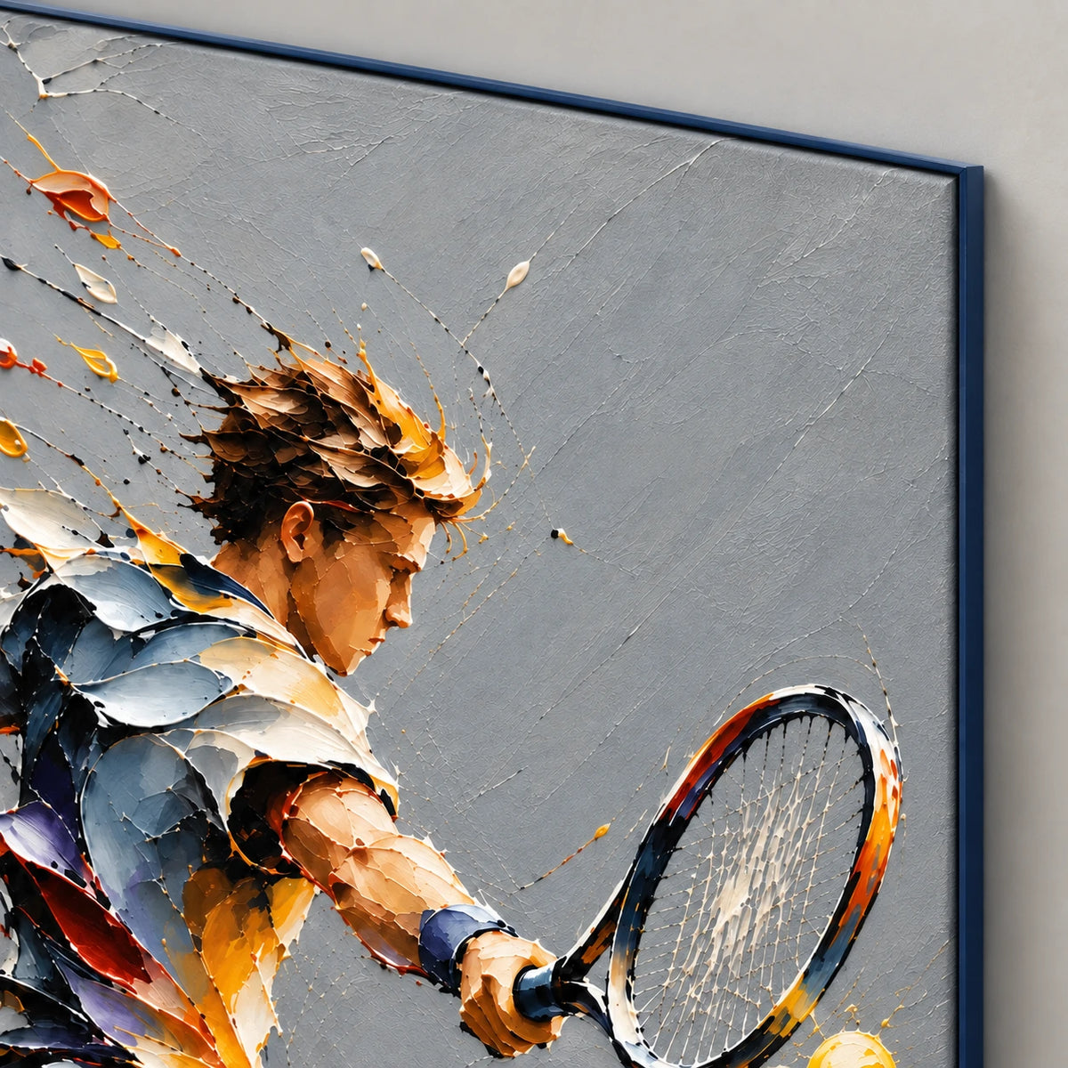 Hand-Painted Artwork | Rally in Motio [noon:detail:frame]