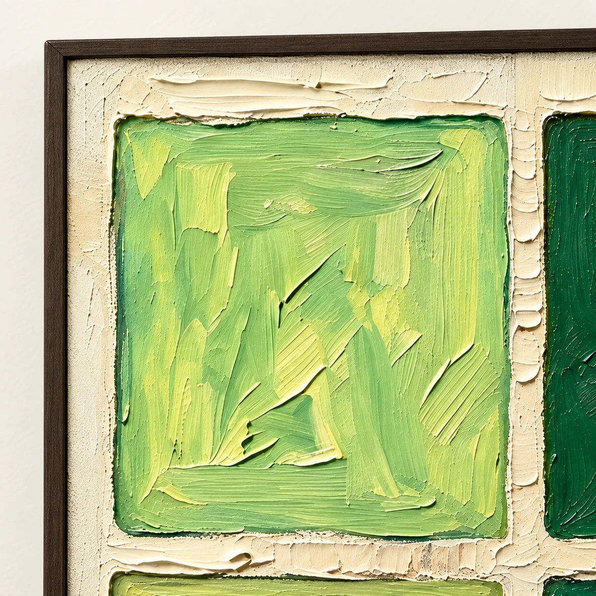 green water, open paths, frame detail