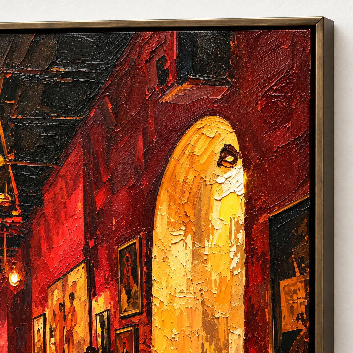late night jazz club, frame detail