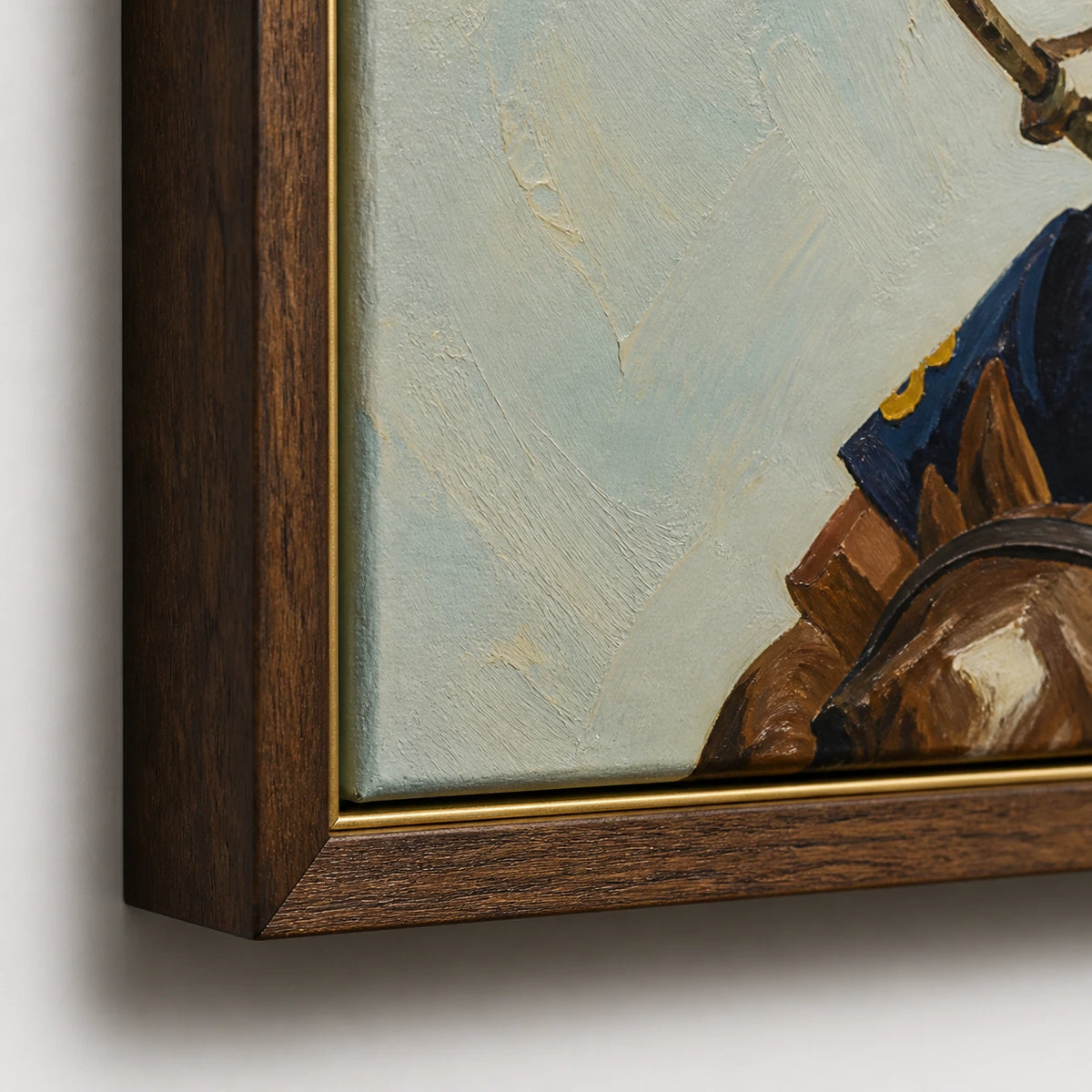 field in full swing, frame detail