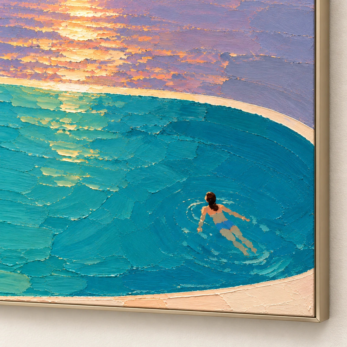 Sunset Pool Over the Sea [noon:detail:frame]