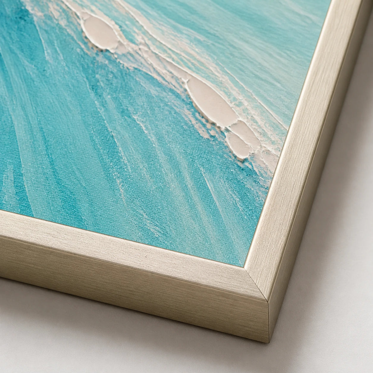 Hand-Painted Artwork | Bluewater Break [noon:detail:frame]