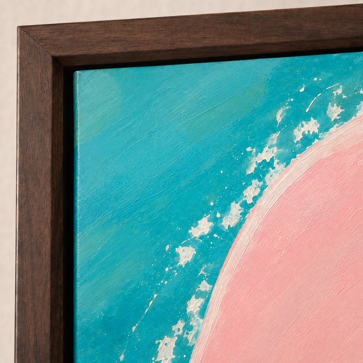 pink board daydream, frame detail
