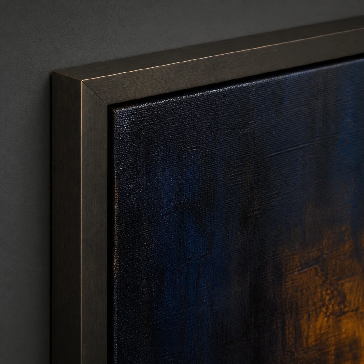 Hand-Painted Artwork | Midnight Blue Solo [noon:detail:frame]