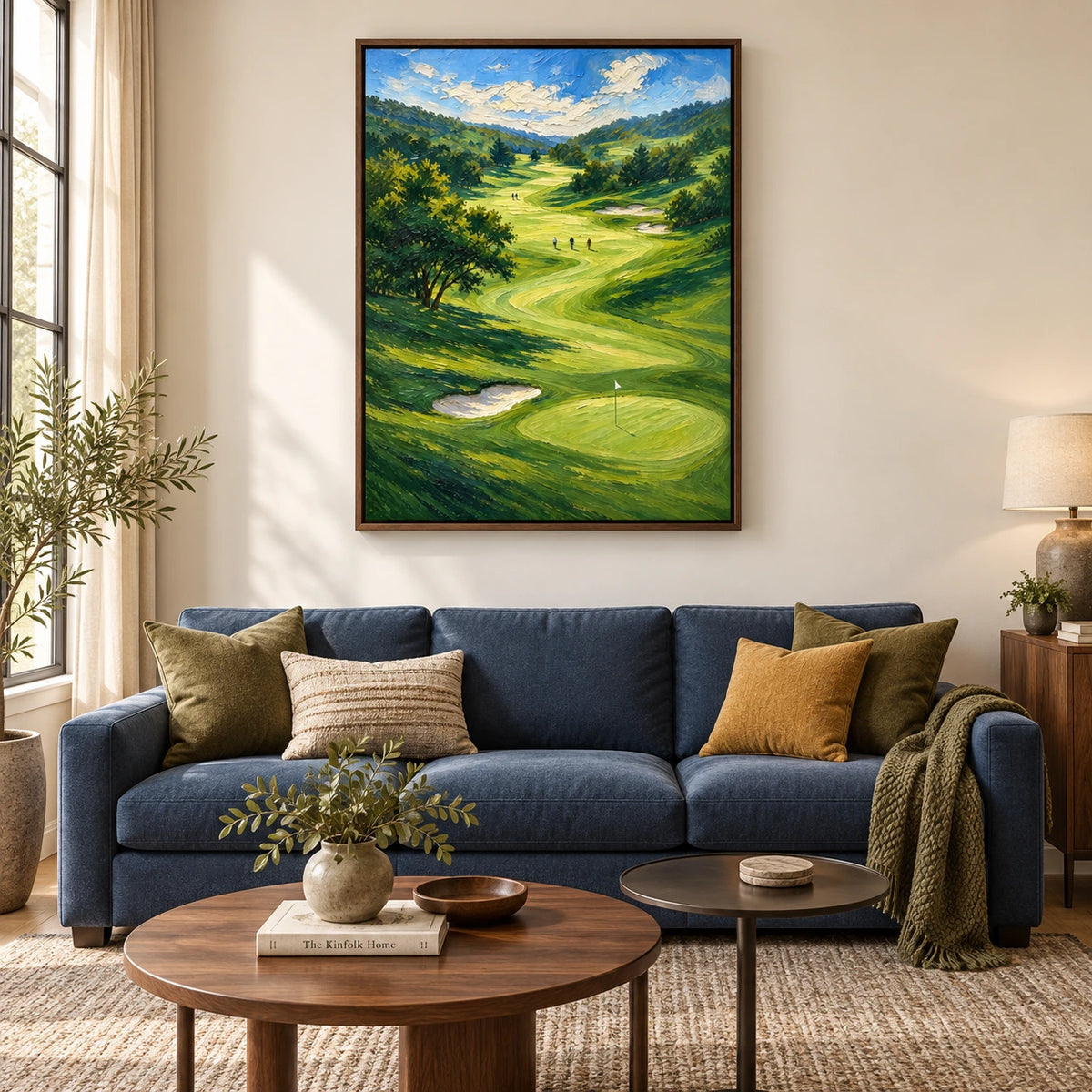 green valley fairways displayed in a living room