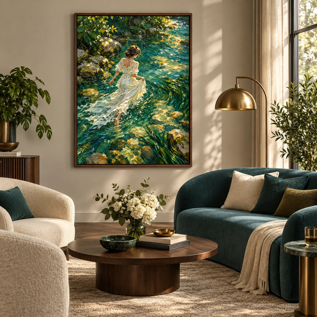 riverlight drift displayed in a living room