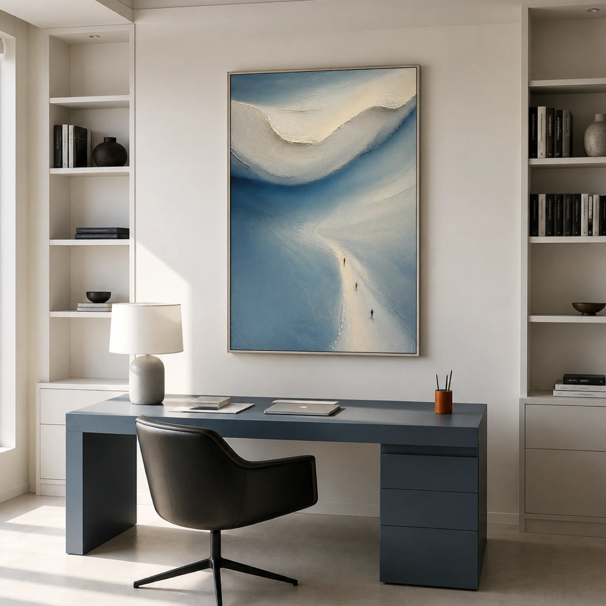 tidal passage displayed in a home office