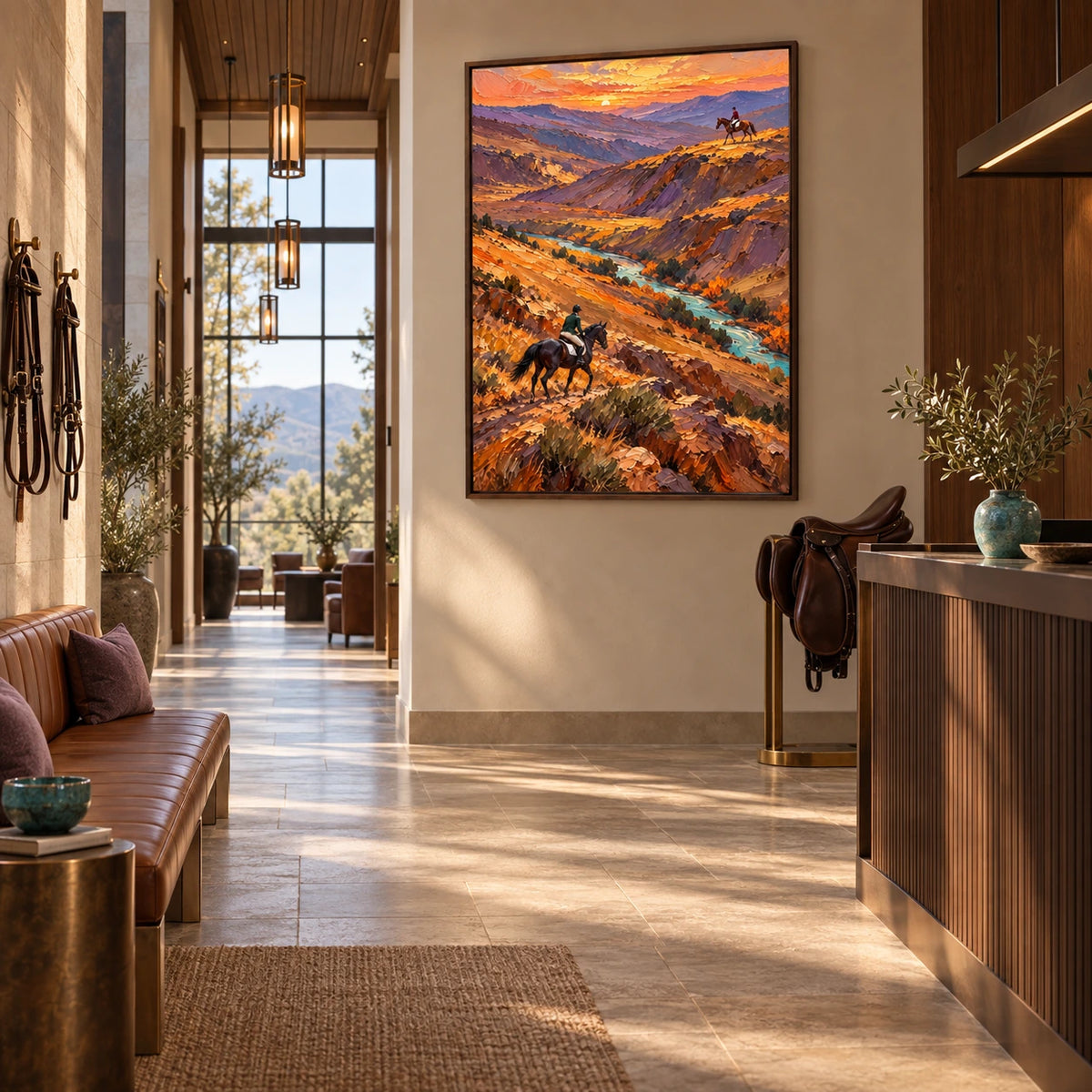 riders at golden valley displayed in a equestrian club reception